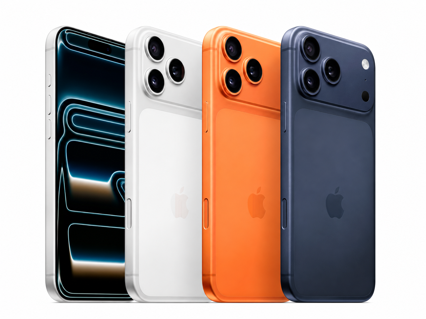 iPhones Pro Max em varias cores
