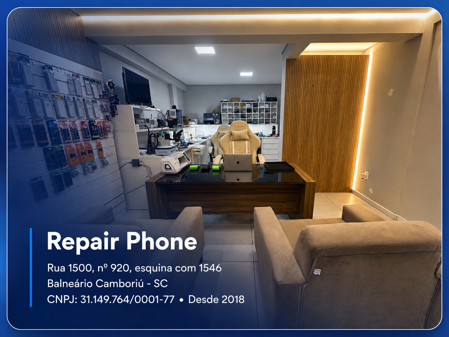 Loja fisica Repair Phone em Balneario Camboriu